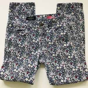 J. Crew | Liberty Toothpick Ankle Jeans Floral 27